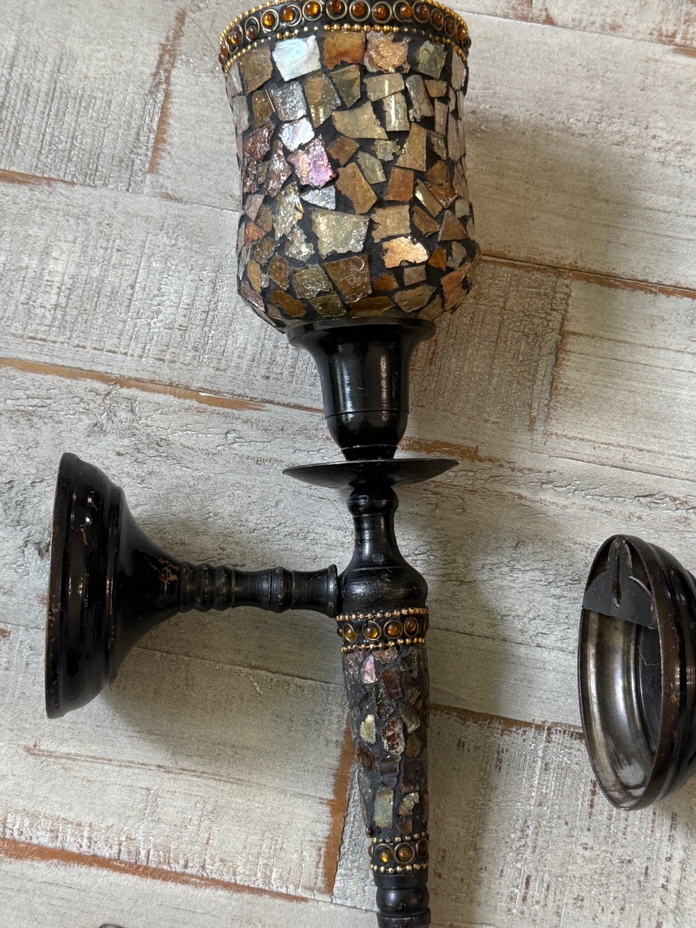 PartyLite Global Fusion Mosaic Candle
Wall Sconces - Set of 2 - Picture 2 of 9